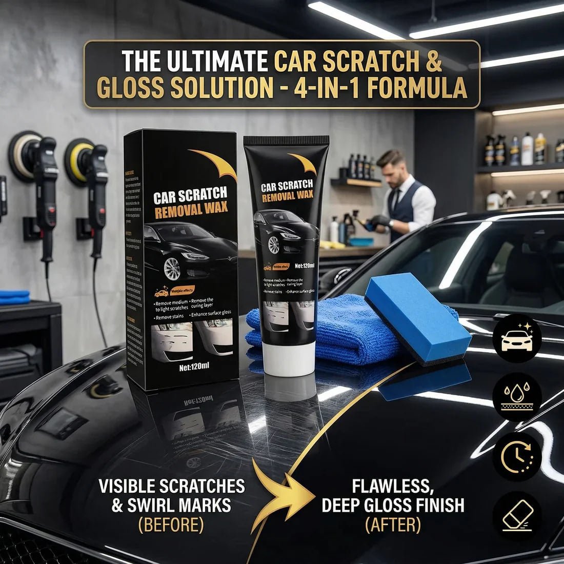 BeamX™ Scratch Removal Wax - CarBeamX